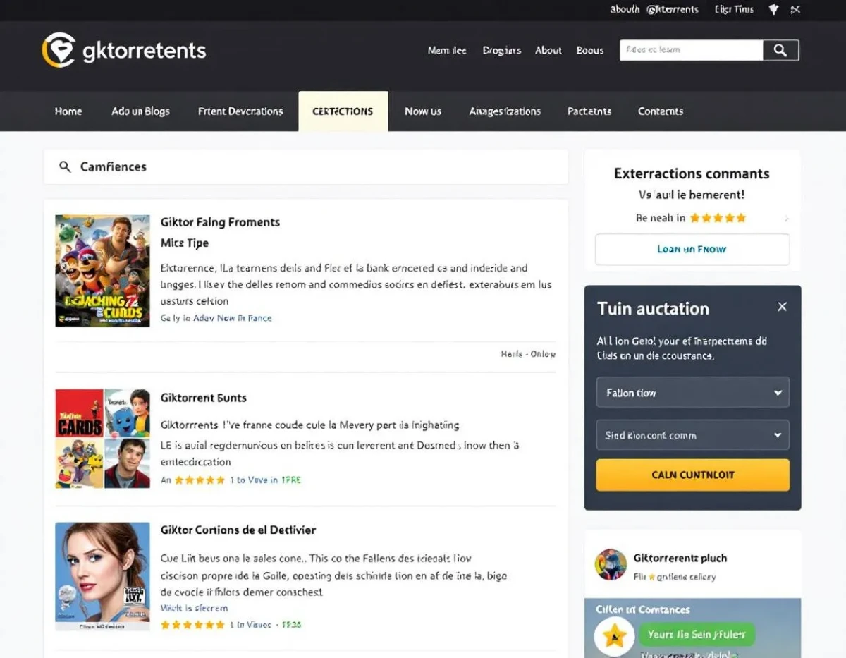 Gktorrents : Le Portail de Téléchargement Clandestin Favori en France !